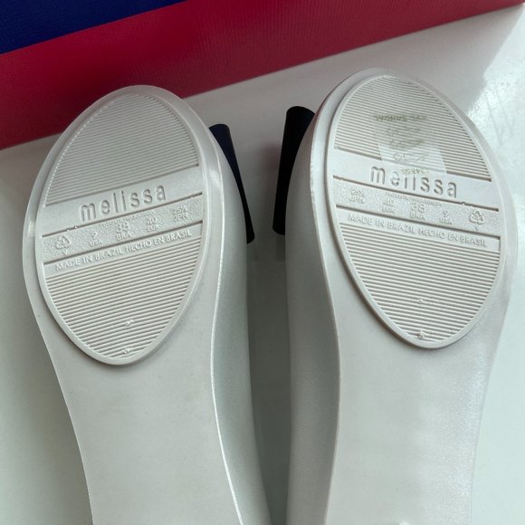 Melissa Ultragirl Sweet Bow Flats NWT 9 mu628 - Picture 4 of 4